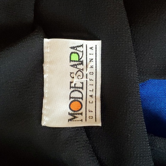 VTG Mode Sara of California black nautical button up blouse - Picture 8 of 10